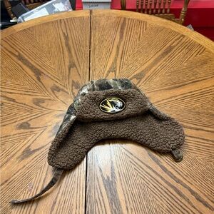 NCAA Camouflage Missouri Tigers Hat with Ear Flaps